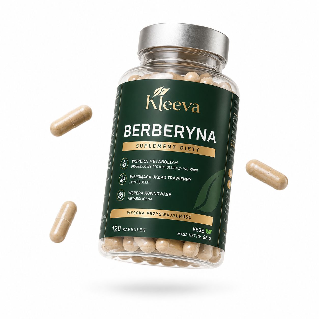 Kleeva Berberyna, Suplement diety